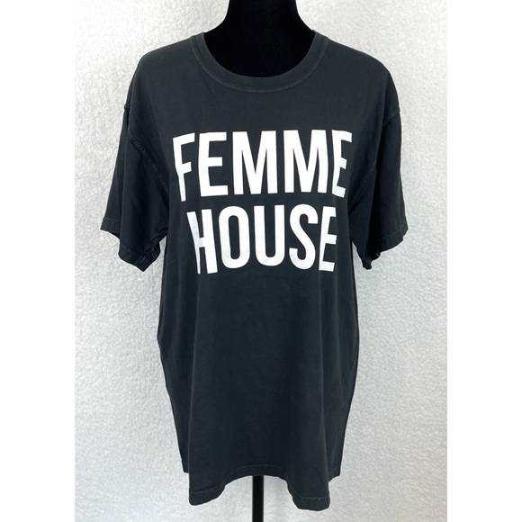 LP GIOBBI • Dark Grey Femme House Short Sleeve Tee - Picture 12 of 15